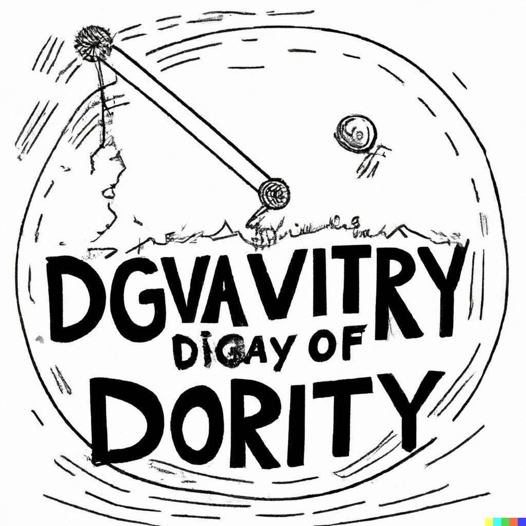 the discovery of gravity, doodle